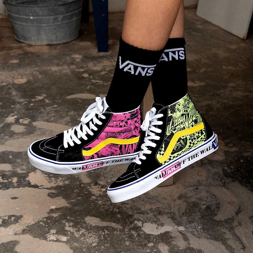 EUC Vans Womens Sk8-Hi Azalea Pink Sneakers/Shoes